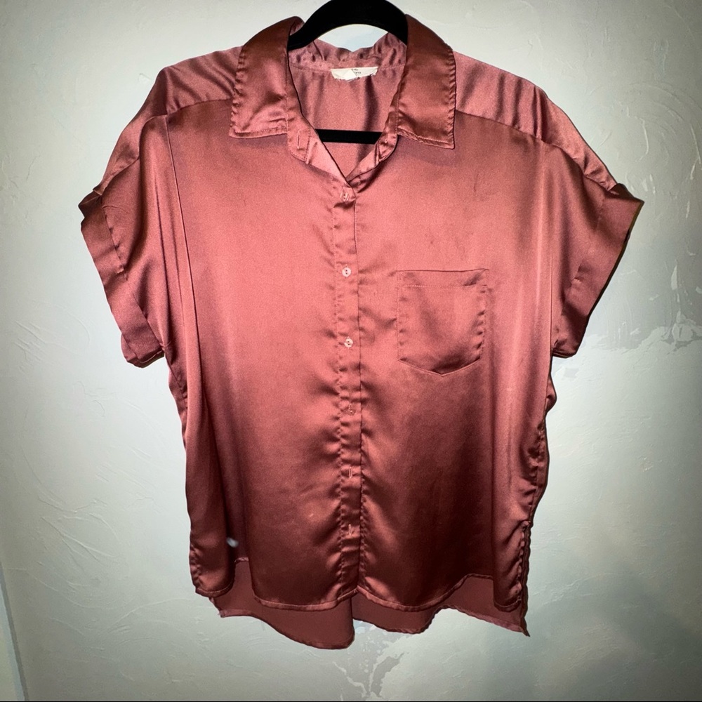 Collared button up top